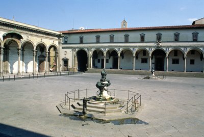 Vue de la loggia de l